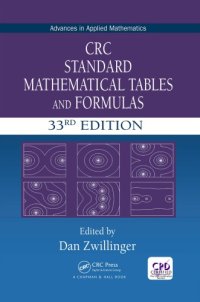 cover of the book CRC Standard Mathematical Tables and Formulas