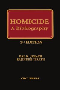 cover of the book Homicide a bibliography