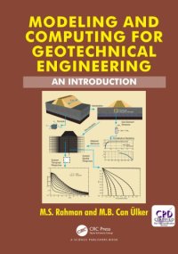 cover of the book Modeling and computing for geotechnical engineering: an introduction