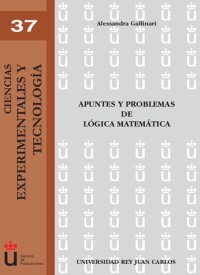 cover of the book Apuntes y problemas de lógica matemática