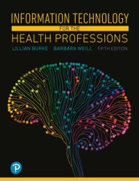 cover of the book Information technology for the health professions