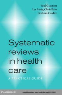 cover of the book Systematic reviews in health care a practical guide