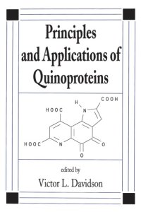 cover of the book Principles and applications of quinoproteins