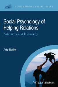 cover of the book Social Psychology of Helping Relations: solidarity and hierarchy