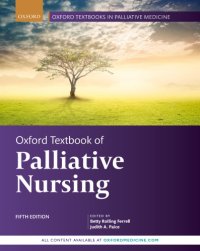 cover of the book Oxford textbook of palliative nursing