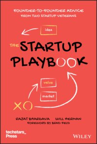 cover of the book The startup playbook founder-to-founder advice from two startup veterans