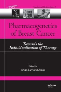 cover of the book Pharmacogenetics of breast cancer: towards the individualization of therapy