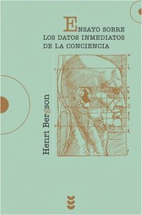 cover of the book Ensayo sobre  los datos inmediatos de la Conciencia