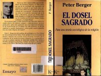 cover of the book El dosel sagrado. Para una teoría sociológica de la religión