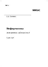 cover of the book №15 Информатика. Электронные таблицы Excel: практикум