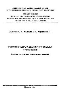 cover of the book №853 Теория гидрометаллургических процессов: учеб. пособие