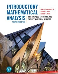 cover of the book Introductory mathematical analysis.