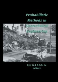 cover of the book Probabilistic Methods in Geotechnical Engineering: Proceedings of the conference, Canberra, 10-12 February 1993