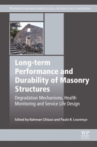 cover of the book Long-term performance and durability of masonry structures: degradation mechanisms, health monitoring and service life design