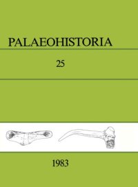 cover of the book Palaeohistoria 25 (1983): Institute of Archaeology, Groningen, the Netherlands