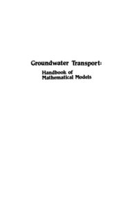 cover of the book Groundwater transport: handbook of mathematical models