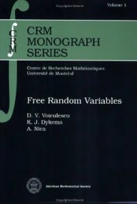 cover of the book Free random variables