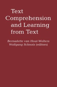 cover of the book Text comprehension and learning from text