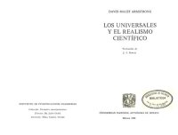 cover of the book Los Universales y el Realismo Científico