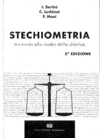 cover of the book Stechiometria, un avvio allo studio della chimica