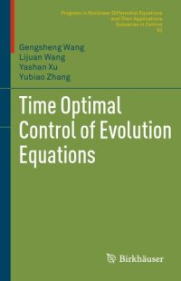 cover of the book Time optimal control of evolution equations