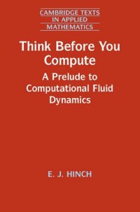 cover of the book Think before you compute. A prelude to computational fluid dynamics