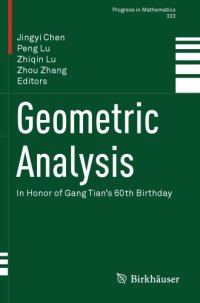 cover of the book Geometric analysis. In honor of Gang Tian 60 birthday