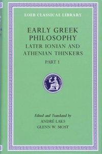 cover of the book Early Greek Philosophy, Volume VI: Later Ionian and Athenian Thinkers, Part 1 (with correction)