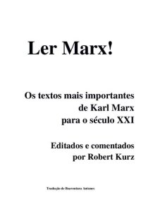 cover of the book Ler Marx!