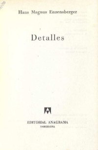 cover of the book Detalles