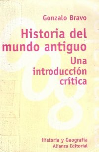 cover of the book Historia del Mundo Antiguo. Una introducción crítica