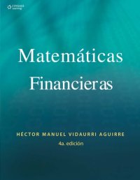 cover of the book Matemáticas financieras. 4e.