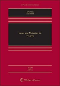 cover of the book Cases and Materials on Torts (Aspen Casebook) [Connected Casebook]