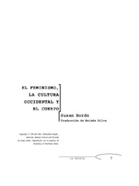 cover of the book El feminismo, la cultura occidental y el cuerpo