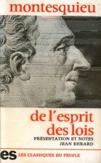 cover of the book De l'esprit des lois (pages choisies)