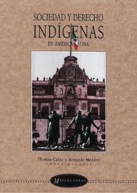 cover of the book Sociedad y derecho indígenas en América latina