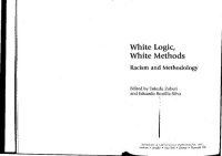 cover of the book White Logic, White Methods: Racism and Methodology