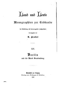 cover of the book Berlin und die Mark Brandenburg