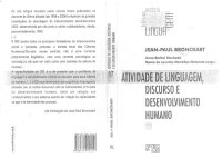 cover of the book Atividade de linguagem, discurso e desenvolvimento humano.