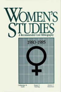 cover of the book Women's studies : a recommended core bibliography 1980-1985