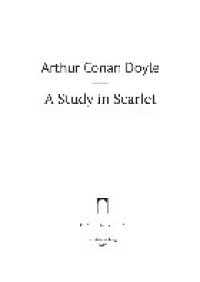 cover of the book A Study in Scarlet