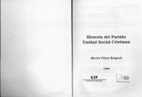 cover of the book Historia del Partido Unidad Social Cristiana