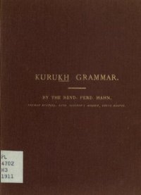 cover of the book Kuruḵẖ grammar