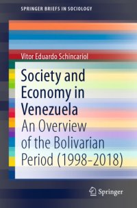 cover of the book Society And Economy In Venezuela: An Overview Of The Bolivarian Period (1998-2018)