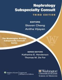 cover of the book The Washington Manual® Nephrology Subspecialty Consult