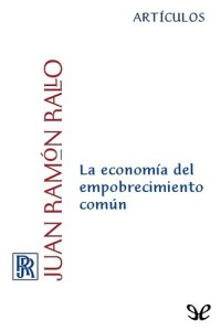 cover of the book La economía del empobrecimiento común