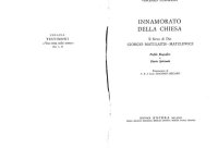 cover of the book Innamorato della chiesa : il servo di Dio Giorgio Matulaitis -Matulewicz : profilo biografico e diario spirituale