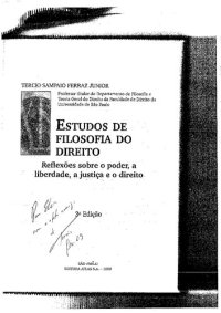 cover of the book Estudos de filosofia do direito: Reflexões sobre o poder, a liberdade, a justiça e o direito