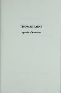 cover of the book Thomas Paine: Apostle of Freedom