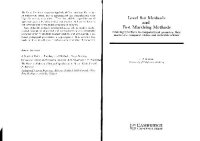 cover of the book Level set methods and fast marching methods